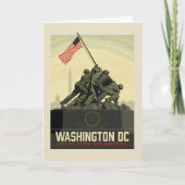 Washington, DC | Gedenkstätte des Marine Corps Karte (Vorderseite)