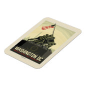 Washington, DC | Gedenkstätte des Marine Corps Magnet (Linke Seite)