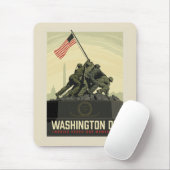 Washington, DC | Gedenkstätte des Marine Corps Mousepad (Mit Mouse)