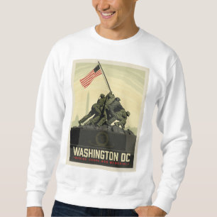Washington, DC Gedenkstätte des Marine Corps Sweatshirt