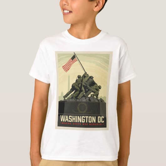 Washington, DC | Gedenkstätte des Marine Corps T-Shirt (Vorderseite)