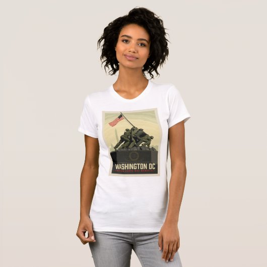 Washington, DC | Gedenkstätte des Marine Corps T-Shirt (Vorne ganz)