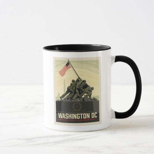 Washington, DC | Gedenkstätte des Marine Corps Tasse (Rechts)
