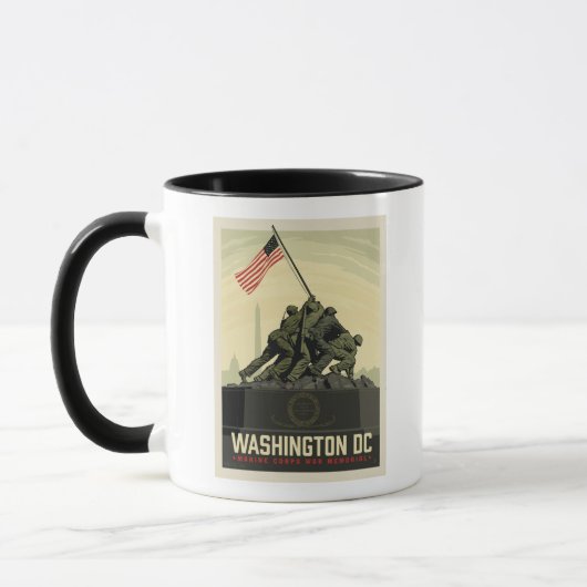 Washington, DC | Gedenkstätte des Marine Corps Tasse (Links)