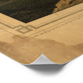 Washington DC Georgetown Antiquitätenkarte Poster (Ecke)