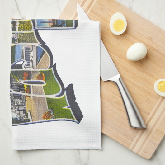 Washington DC Geschirrtuch (Viertel Falte)