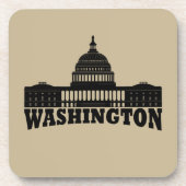 Washington Dc Getränkeuntersetzer (Vorderseite)