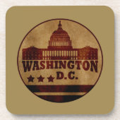 Washington DC Getränkeuntersetzer (Vorderseite)