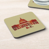 Washington DC Getränkeuntersetzer (Linke Seite)