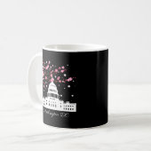 Washington Dc Hauptstadt Gebäude Kirschblüten Kaffeetasse (Vorderseite Links)