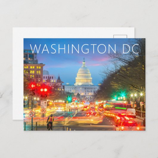 Washington DC Hauptstadt Gebäude Postkarte (Vorne/Hinten)
