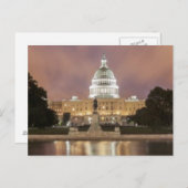 Washington DC, Hauptstadt Gebäude Postkarte (Vorne/Hinten)