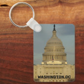 Washington, DC Hauptstadt Gebäude Schlüsselanhänger (Vorderseite)