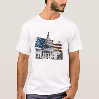 Washington DC Hauptstadt Hill USA Souvenirs Gesche T-Shirt