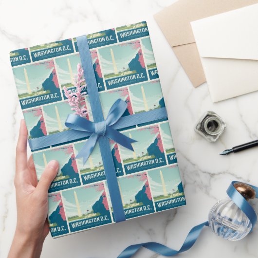 Washington DC | Hauptstadt unserer Nation Geschenkpapier (Schenken)