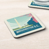 Washington DC | Hauptstadt unserer Nation Getränkeuntersetzer (Linke Seite)