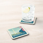 Washington DC | Hauptstadt unserer Nation Getränkeuntersetzer (Rechte Seite)