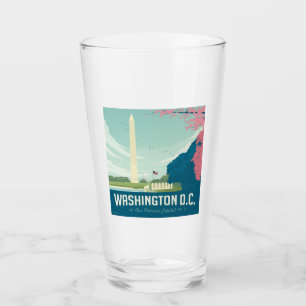 Washington DC Hauptstadt unserer Nation Glas