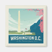 Washington DC | Hauptstadt unserer Nation Magnet (Vorne)