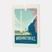 Washington DC | Hauptstadt unserer Nation Ornament Aus Metall (Vorderseite links)