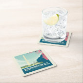 Washington DC | Hauptstadt unserer Nation Rechteckiger Pappuntersetzer (Vor Ort)