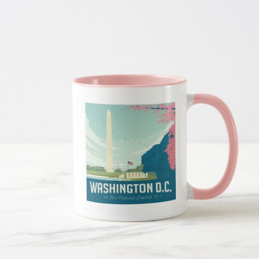 Washington DC | Hauptstadt unserer Nation Tasse (Rechts)