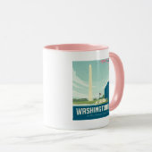 Washington DC | Hauptstadt unserer Nation Tasse (VorderseiteRechts)