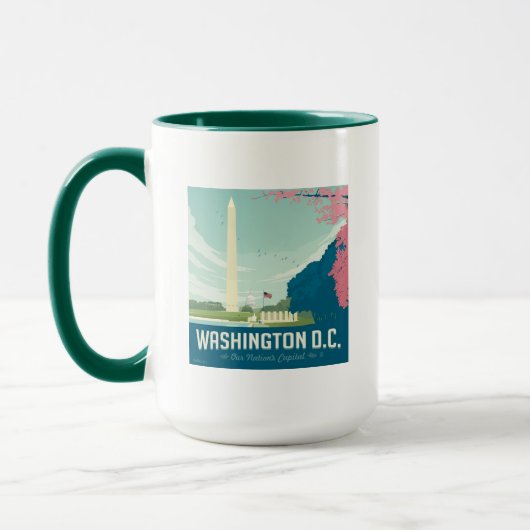 Washington DC | Hauptstadt unserer Nation Tasse (Links)