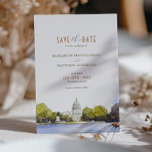 Washington DC Hauptstadt Wedding Save the Date Einladung