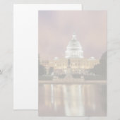 Washington DC, Hauptstadts-Gebäude Briefpapier (Vorne/Hinten)