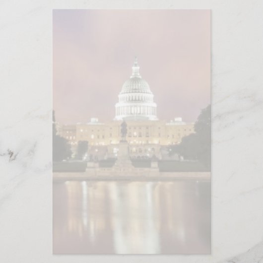 Washington DC, Hauptstadts-Gebäude Briefpapier (Vorderseite)