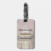 Washington DC, Hauptstadts-Gebäude Gepäckanhänger (Rückseite vertikal)