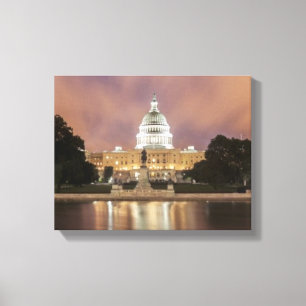 Washington DC, Hauptstadts-Gebäude Leinwanddruck