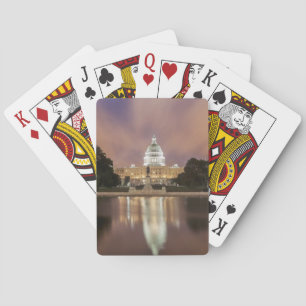 Washington DC, Hauptstadts-Gebäude Spielkarten