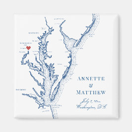 Washington DC Hochzeit in Urlaubsort Gefallen Magnet