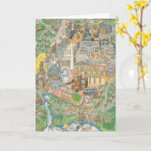 Washington DC Illustrierte Sicht Karte (Gelbe Blume)