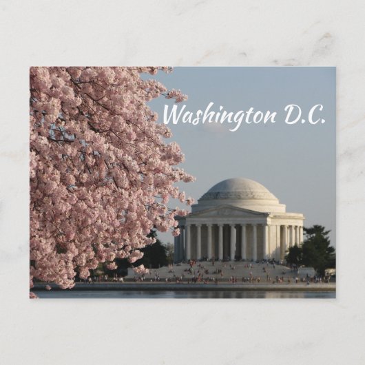 Washington DC im Frühling Postkarte (Vorderseite)