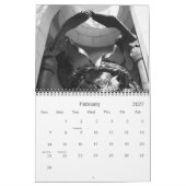 Washington DC in Schwarzem u. im Weiß Kalender (Feb 2027)