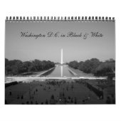 Washington DC in Schwarzem u. im Weiß Kalender (Titelbild)