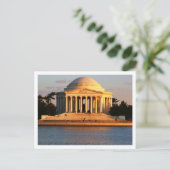 Washington DC Jefferson Memorial Postcard Postkarte (Stehend Vorderseite)