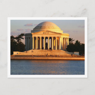 Washington DC Jefferson Memorial Postcard Postkarte