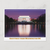 Washington DC Jefferson Memorial w Cherry Tree Postkarte (Vorderseite)