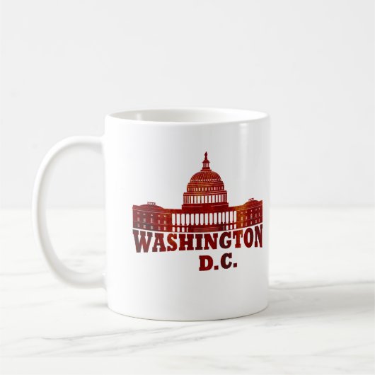 Washington DC Kaffeetasse (Links)
