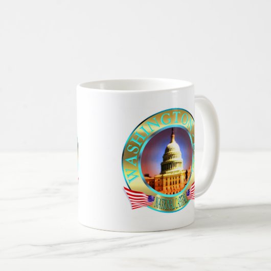 Washington DC Kaffeetasse (VorderseiteRechts)