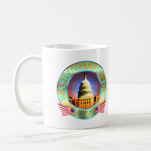 Washington DC Kaffeetasse (Links)