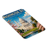 🏛️ Washington DC Kapitol Reiseerinnerung Magnet (Rechte Seite)