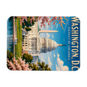 🏛️ Washington DC Kapitol Reiseerinnerung Magnet (Horizontal)