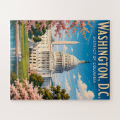🏛️ Washington DC Kapitol Reiseerinnerung Puzzle (Horizontal)