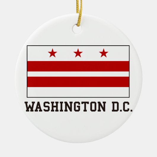 Washington DC Keramik Ornament (Vorne)