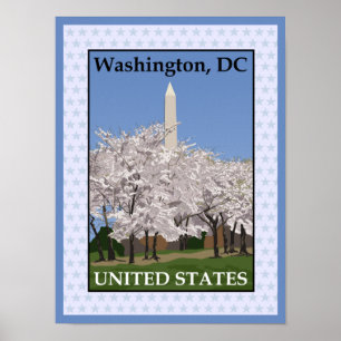 Washington DC-Kirschblüten-Festival-Plakat-Druck Poster